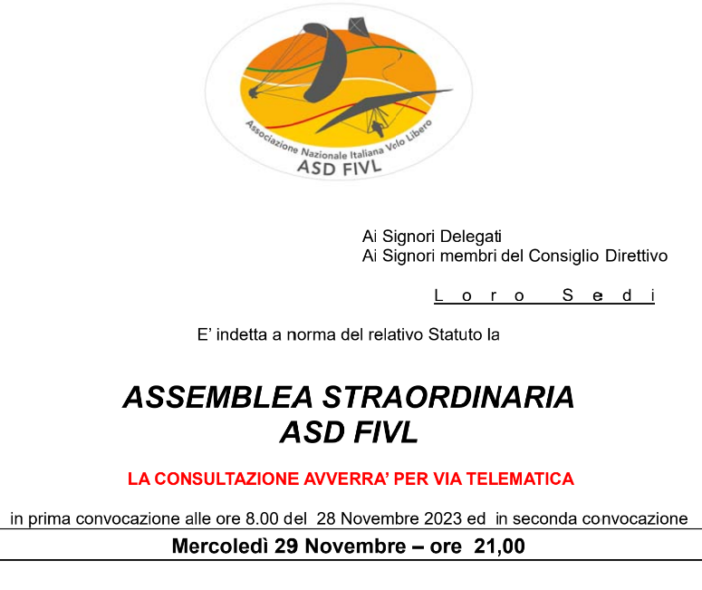 Assemblea Straordinaria