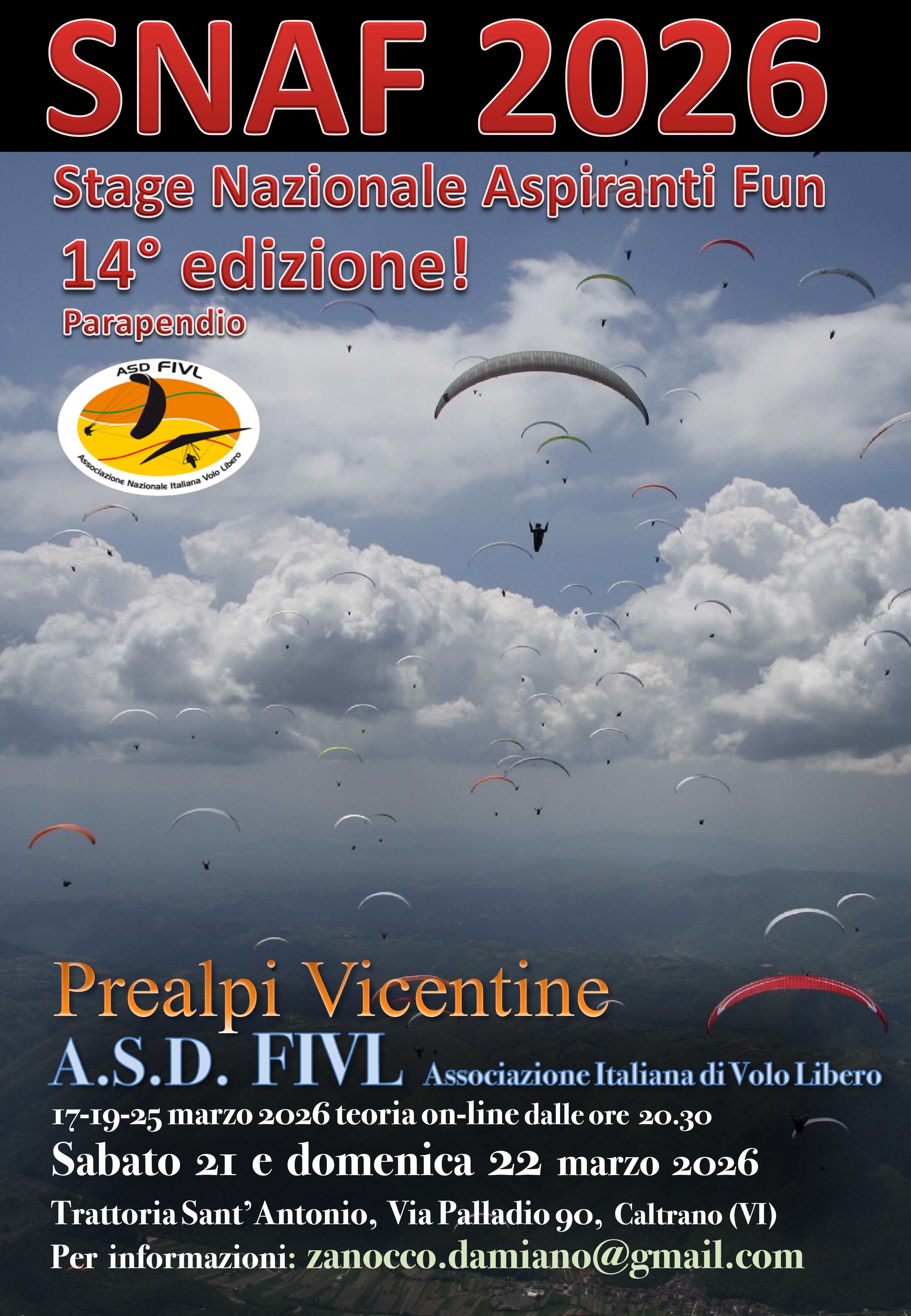 2026 snaf locandina