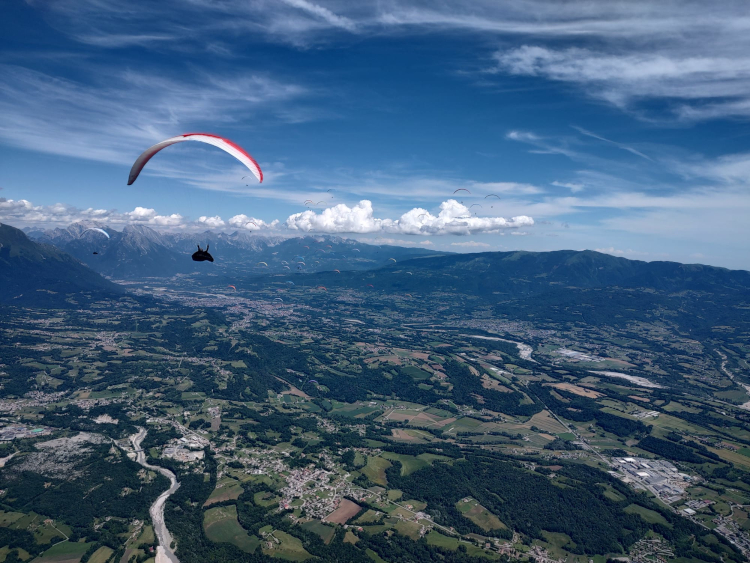 parapendio volo Feltre
