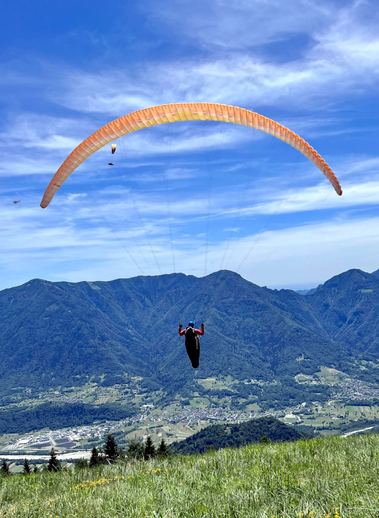 decollo Monte Avena