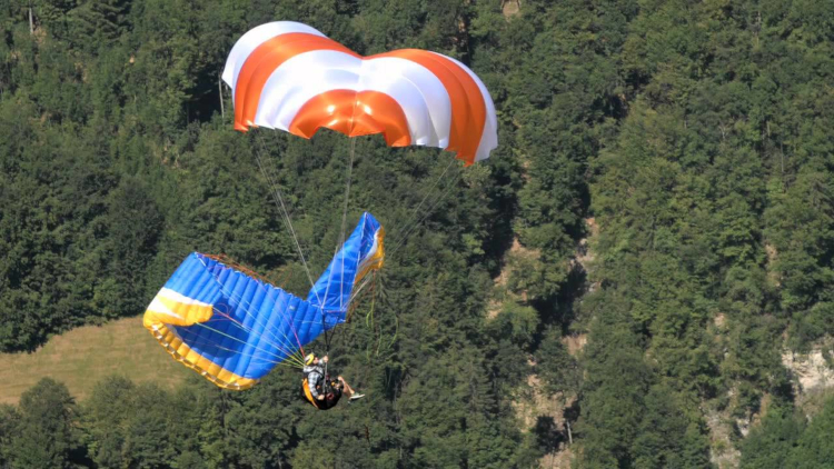emergenza in parapendio