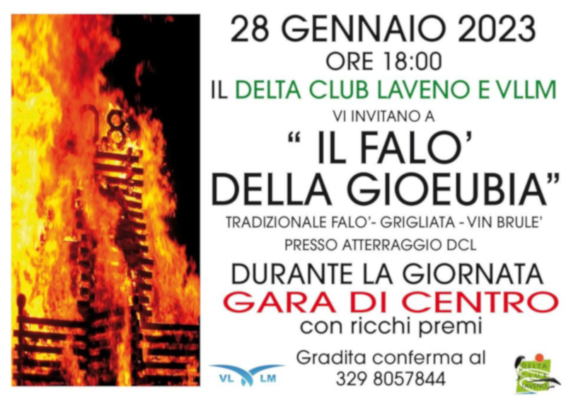 Falò della Gioeubia locandina