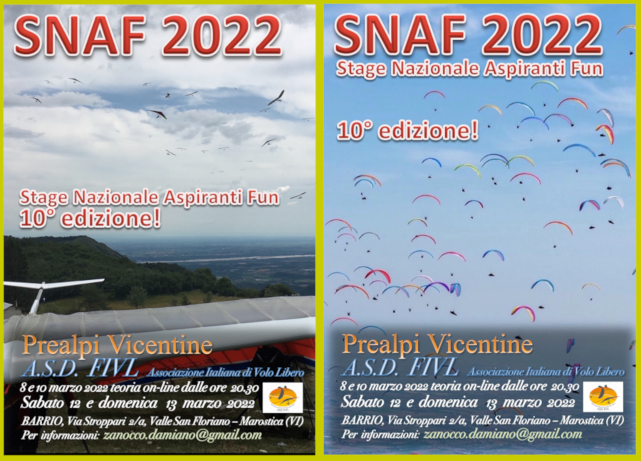 locandine snaf marzo 2022
