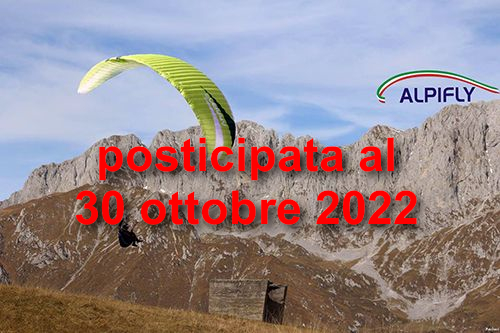 Logo Alpifly rinvio castagnata