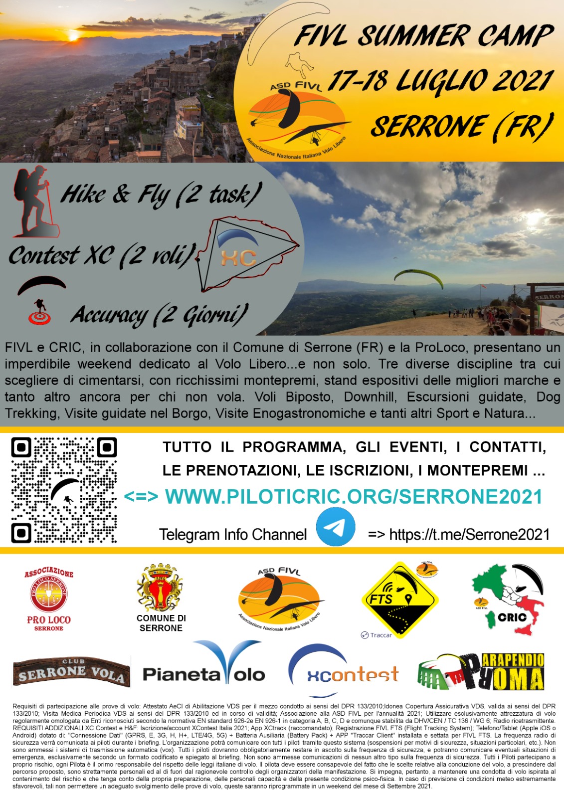 locandina summer camp 2021
