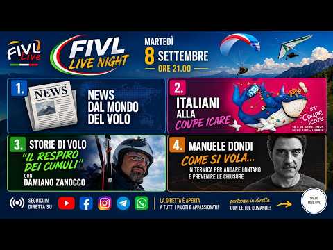 FIVL Live Nights - FLN - Manuele Dondi - Come si vola